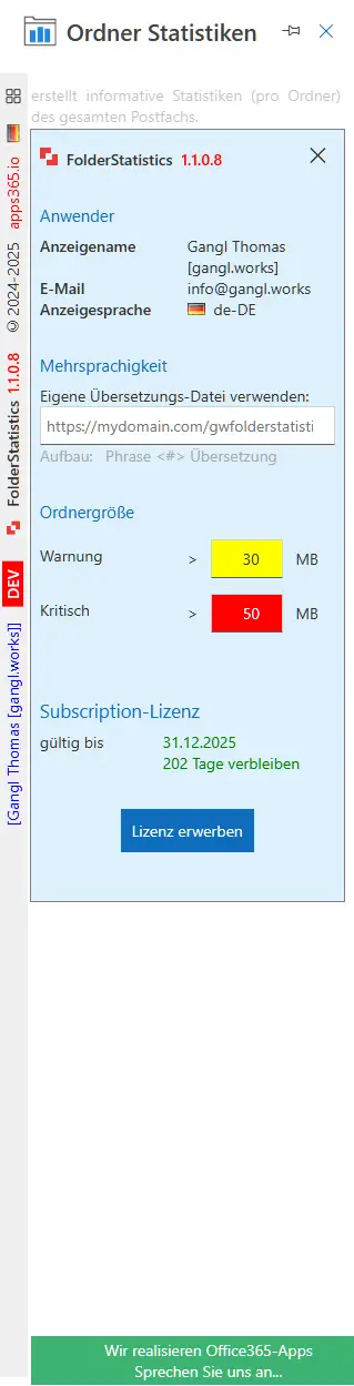 products/gwfolderstatistics/screenshots/02-Konfiguration.webp